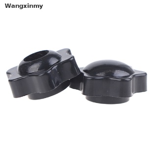 [wangxinmy] 5 piezas m4/5/6/8/10 ciruela apriete tuercas mango rosca mecánica negro pulgar tuerca venta caliente