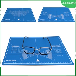 gafas de doble cara ajuste marco progresivo almohadilla de prueba tarjeta accesorio