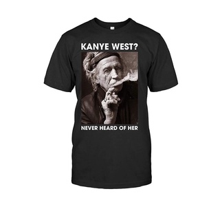 Camiseta Kanye West Nunca oyó hablar de ella