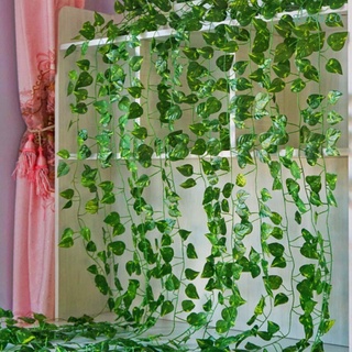 ALOSA Party Artificial Plant Greenery Fake Vine Artificial Ivy Home Wedding Ivy Leaf Hanging Grape Decor Parthenocissus Fake Plants