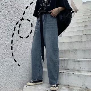 Mujer pantalones de cintura alta Jeans ancho pierna Jeans V7