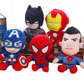 27cm series avengers capitán América iron man Batman Superman Spiderman juguetes De peluche suave juguetes De peluche regalo