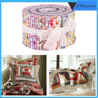 Roll Up Cotton Fabric Strips Jelly Rolls Quilting Craft Fabric
