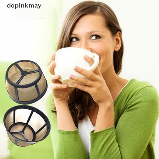 dopinkmay - filtros de café reutilizables, malla permanente, tamaño estándar