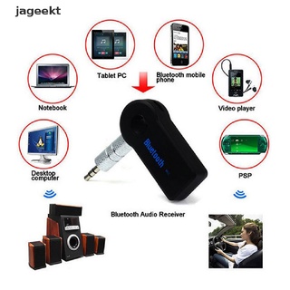 jageekt receptor inalámbrico bluetooth de 3,5 mm usb para aux estéreo audio música coche adaptador micrófono co