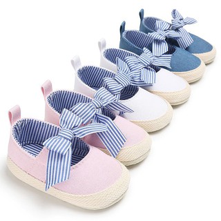zapatos de princesa de suela suave para niñas/bebés/grandes con arco