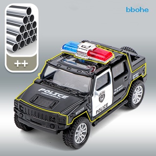 Bbohe Coche De Policía 1/36 Modelo Camión Con Fricción/Juguete Infantil/Regalo De Navidad (2)