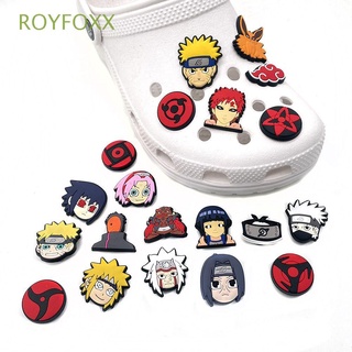 Charms ROYFOXX Nuevos Encantos De Zapatos De PVC Japonés De Dibujos Animados Decoración Niño Regalos Demon Slayer Blade Jibbitz Anime Naruto