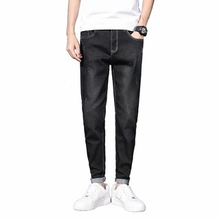 [jeans] pantalones vaqueros ajustados ajustados para hombre de moda
