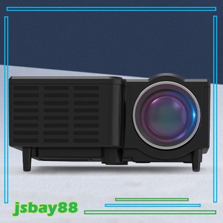 Jsbay88 Mini proyector Portátil De video-proyector/proyector De películas multimedia Para cine en casa/Hd Completo 1080p (1)