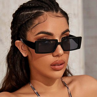 2021 marca cuadrada gafas de color caramelo rectángulo sunnies estudios estética sombras gafas de sol para las mujeres de moda gafas de color