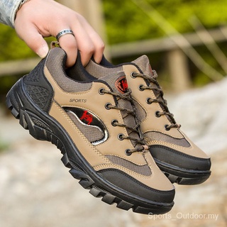 Los hombres zapatos de senderismo impermeable zapatos de deporte de suela gruesa antideslizante botas al aire libre ligero senderismo zapatos gAWU