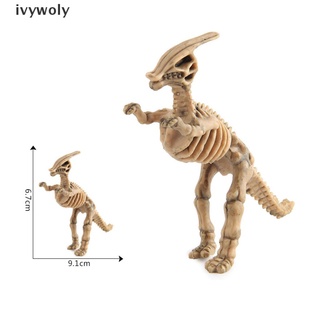 ivywoly 1/12pcs dinosaurio esqueleto simulación modelo mini jurásico colección modelo juguetes co