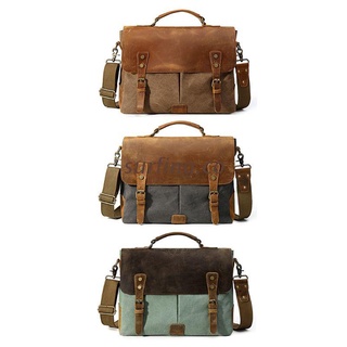 FING - maletín de lona para hombre, diseño de negocios, bandolera, bolsa de mensajero para portátil (1)