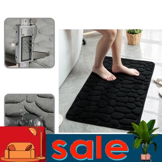 <salzburg> Alfombra de baño de Color sólido absorbente de agua alfombra de baño decorativa para el hogar