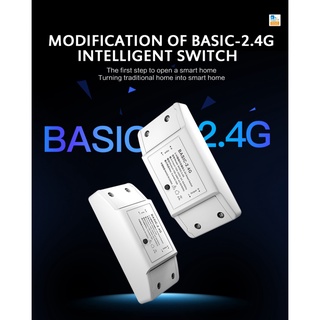 BASIC-2.4G Smart Home RM Switch Módulo De Modificación Bluetooth Protocolo eWeLink APP Control RE