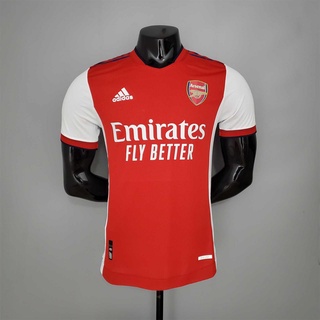 21 / 22 Arsenal Gunners Home I Red Male Player Version Soccer Jersey