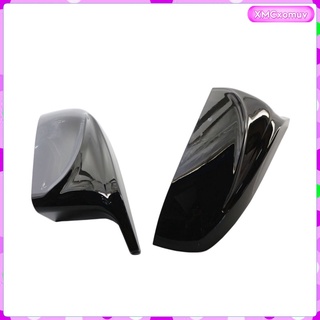 1 par de plástico retrovisor espejo cubierta espejo shell impermeable durable coche vehículo accesorios de repuesto para bmw x5 x6 e70 2007-2013 51167180726 (9)