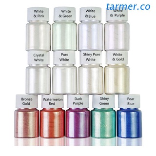 TAR1 13 Colores Aurora Resina Polvo Mica Pearlescent Pigmentos Kit Colorantes Tinte Epoxi Color Tonificante Fabricación De Joyas