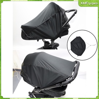 portátil cochecito de bebé parasol de protección uv cubierta de dosel para cochecito de bebé diseño fácil fijo transpirable accesorios necesarios