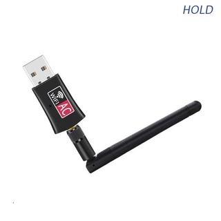 Hold USB Wifi adaptador 600Mbps /5G doble banda receptor de tarjeta de red antena inalámbrica