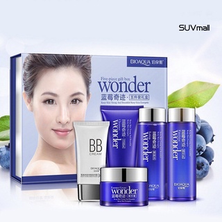 Suv- 5 piezas Blueberry limpieza De esencia con control De aceite/Hidratante/cuidado De la piel (1)