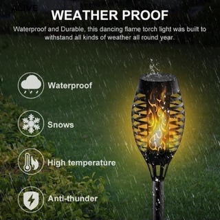 ALIVE Solar Torch Light Outdoor Flickering Flame Dancing Night Light Waterproof Yard (8)