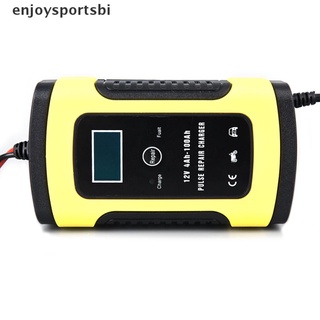 [enjoysportsbi] 12v 6a cargador de reparación de pulsos para coche motocicleta plomo ácido batería pantalla lcd [caliente]