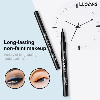[-LuoYang-] 0.8g 12 Colors Liquid Eyeliner Waterproof Long lasting Colorful Smudge Proof Eye Liner Pen for Women