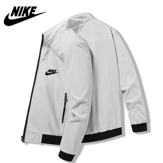 Nike hombres Casual chaqueta M-8XL gran tamaño grasa caída delgada chaqueta de béisbol Bomber chaqueta 45KG-130KG