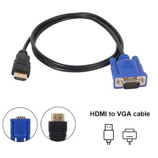 M HDMI a VGA D-SUB macho adaptador de vídeo Cable para HDTV PC Monitor de ordenador