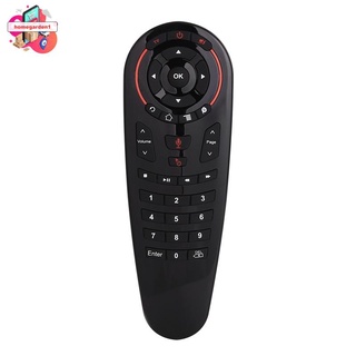 G30s 2.4G control Remoto inalámbrico Air Mouse Voz 33 Teclas IR aprendizaje giroscopio sensible Inteligente Para juego Android Tv Box