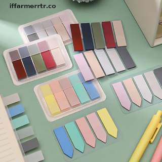 [iffarmerrtr] 200 Hojas Lindo Morandi Macaron Color Memo Pad Notas Adhesivas Escuela Oficina CO (2)