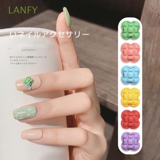 Lanfy joyería 3d pequeña Kawaii a cuadros Para manicura/decoración De uñas arte