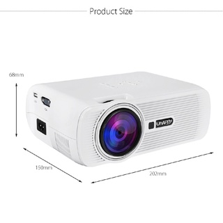 [original]proyector de video led multimedia portátil 3d cine en casa hd 1080p hdmi (3)