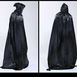 Disfraz De Halloween cubierta negra De Vampiro De la muerte