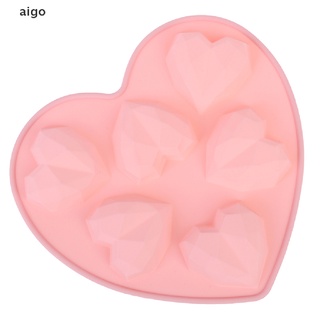 Ai Molde De Silicona Para Tartas 6 Agujeros 3D Pequeño Amor Corazón DIY Hornear Jalea Caramelo Moldes CO