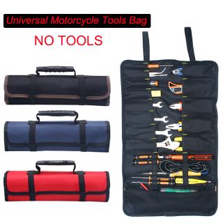 Universal motocicleta herramientas bolsa multifunción Durable Oxford tela bolsillo kit de herramientas enrollado bolsa portátil de gran capacidad bolsas