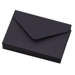 40 sobres clásicos kraft en blanco mini ventana de papel sobres de invitación de boda sobre de regalo negro y blanco (1)