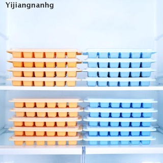 yijiangnanh 12 rejillas de silicona molde de bandeja de hielo cuadrado cubo de hielo molde diy fabricante de helados herramienta caliente (2)