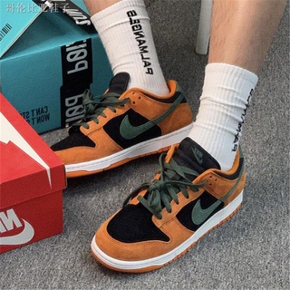 New DUNK SB Low black orange carrot low-top shoes men and women shoes students all-match casual shoes couple shoes