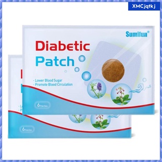 6 unids/bolsa de parche para diabéticos para tratamiento de almohadillas estabilizar el nivel de azúcar en la sangre (1)