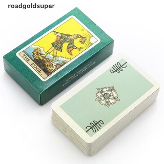rgs 78pcs versión en inglés cartas de tarot juego de mesa juego de cartas para fiestas juego super (3)