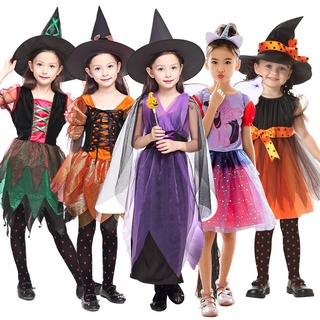 Disfraces de Halloween niños Cosplay animación disfraces brujas lindo elfos juego de rol disfraces de Halloween
