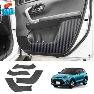 4pcs puerta de coche anti-kick mat anti-arañazos alfombrilla de la puerta del coche anti-golpes cubierta protectora para toyota raize 2020