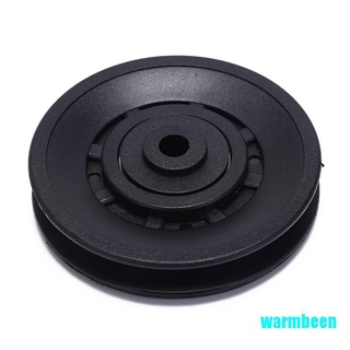 Warmbeen 1pc 90 mm negro rodamiento polea Cable de rueda equipo de gimnasio parte resistente al desgaste kit de gimnasio