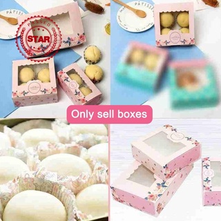 2/4/6/8 piezas de 63-80G luna caja de tarta, caja de embalaje tarta caja de huevo caja, pastel U9T0