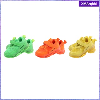 moda transpirable led luz zapatos zapatillas de deporte suela suave para niños (4)