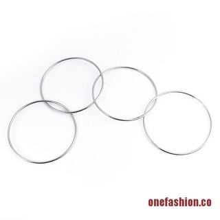 ONSHION 4pcs Magic Toy Metal Rings Linking Iron Hoops for Fun Magic Trick Playing Props