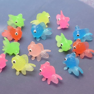 pockt 7 piezas tpr goldfishes modelos de relleno epoxi material de relleno de resina de océano cristalino (4)